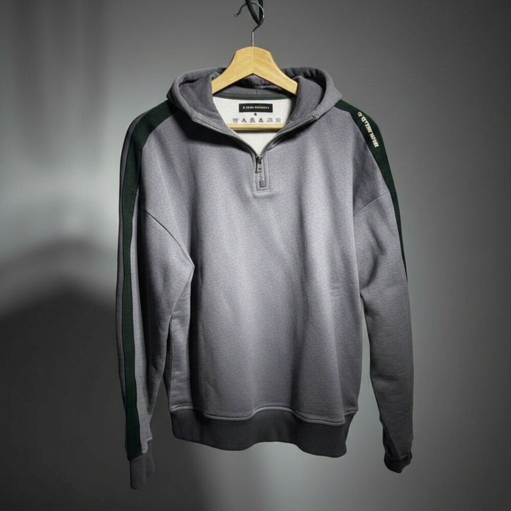 G-Star Raw Men's Tape Colorblock Half Zip Hoodie Sweatshirt Purple S NWT 170